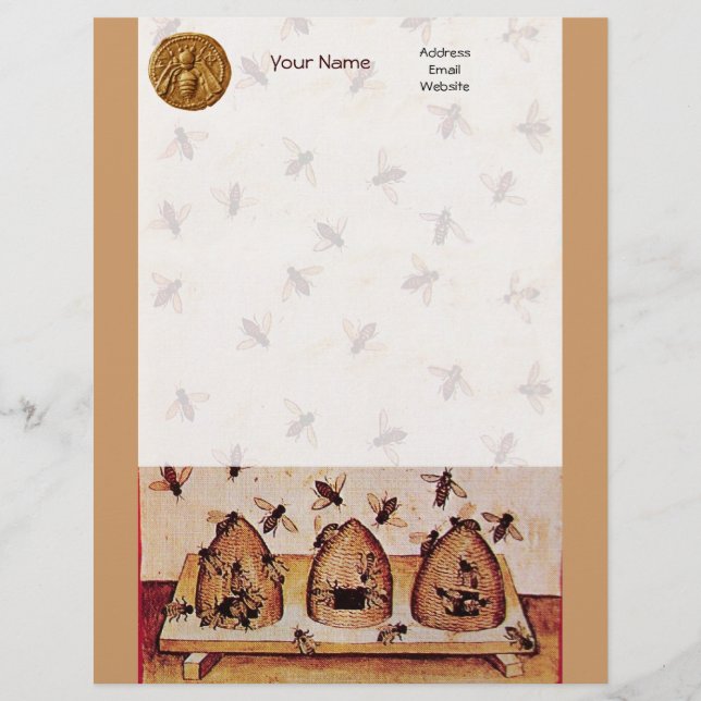 MEMBRETE   HONEY BEE, BEEKEEPING (Anverso)
