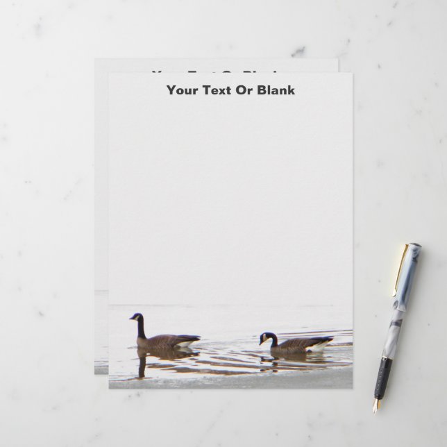 Membrete Honkers - Canadá Geese (Anverso/Reverso In Situ)