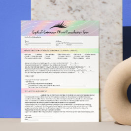 Membrete Hook Up Format Allergy Patch Test Lashes Client