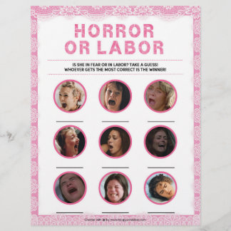 Membrete Horror O Trabajo [Lujo De Lujo [Rosa]]