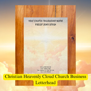 Membrete Iglesia Negocio Nube Celestial Cristiana