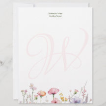 Jardín Sonrojado Aquarela Personalizada