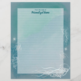 Membrete Jellyfish Jive Lined