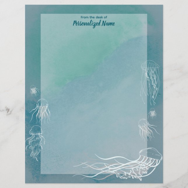 Membrete Jellyfish Jive Unlines (Anverso)