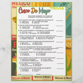 Membrete Juego Cinco De Mayo