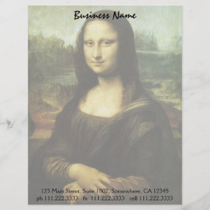 Membrete La Mona Lisa de Leonardo da Vinci