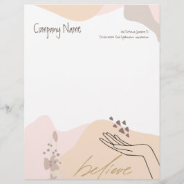 Membrete Las formas modernas de negocios femeninas dan moti