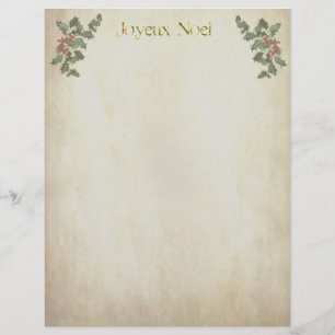 Membrete Láterhead joyeux nol