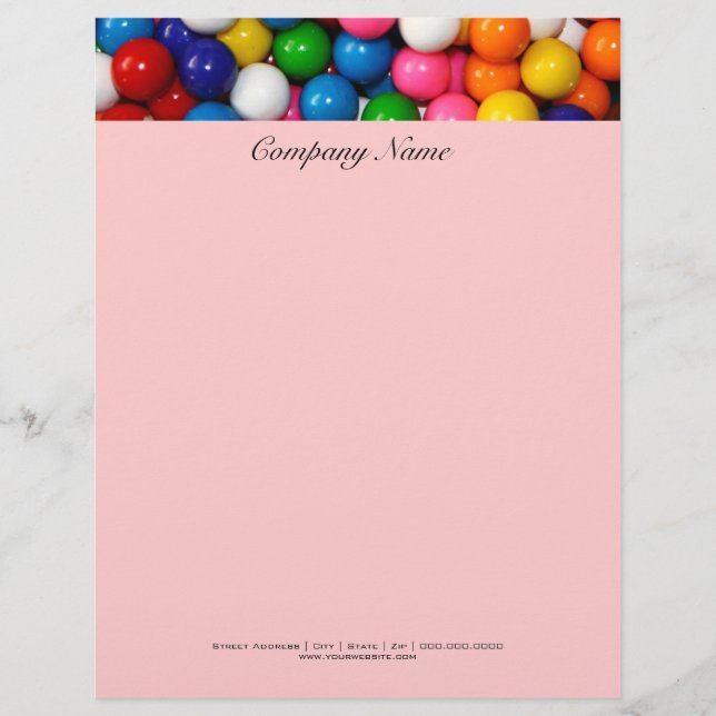 Membrete Leterhead de Gumballs (Anverso)
