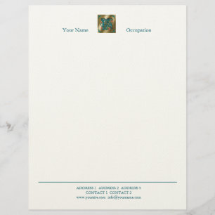 Membrete Letra antigua L - Letterhead