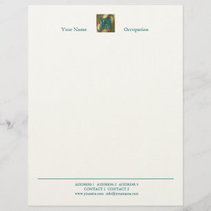 Membrete Letra antigua P - Letterhead