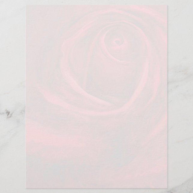 Membrete Letra con Rosa Roja (Anverso)