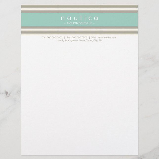 Membrete LETRA CORPORATIVA HEAD :: l striped 24 (Anverso)