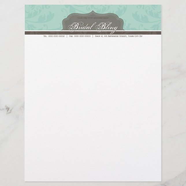 Membrete LETRA EMPRESARIAL ELEGANTE :: real 7 (Anverso)