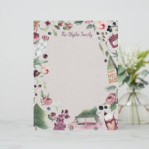 Letra Plum Happy Navidades