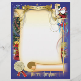 Membrete Letra Santa