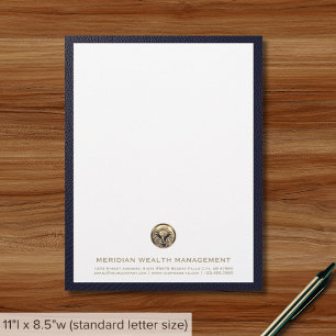 Membrete Letras comerciales con logotipo de personalizado