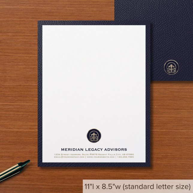 Membrete Letras con logotipo de negocios personalizado con  (Subido por el creador)