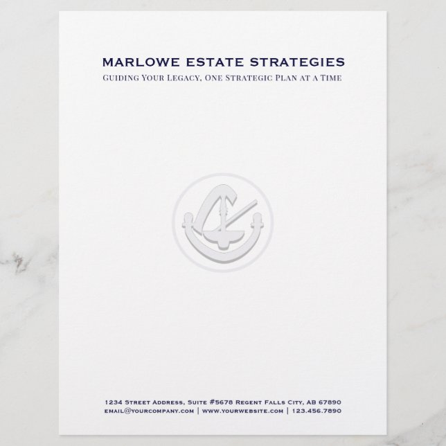 Membrete Letras de Office Legal (Anverso)