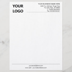 Membrete Letras de oficina comercial de personalizado con l