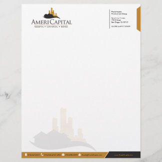 Membrete Letras inmobiliarias personalizado V1