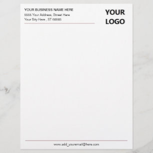 Membrete Letras profesionales de Office para logotipos de e