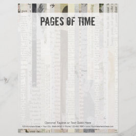 Membrete Letrero de la máquina de escribir de libros antigu