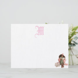 Membrete Letrero personalizado del libro de romance negro