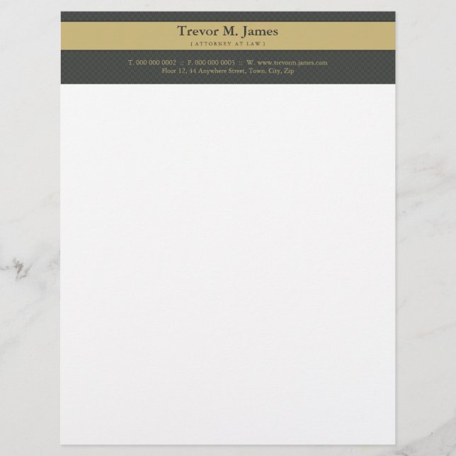 Membrete LETTERHEAD CORPORATIVA :: majestuosamente 3 (Anverso)