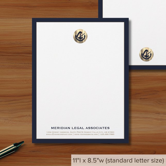 Membrete Letterhead de personalizado Firm (Subido por el creador)