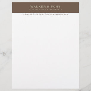 Membrete LETTERHEAD EMPRESARIAL CORPORATIVA :: Sencillament