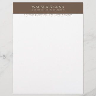 Membrete LETTERHEAD EMPRESARIAL CORPORATIVA :: Sencillament