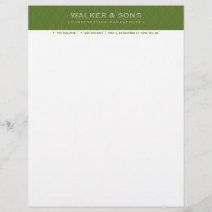 Membrete LETTERHEAD EMPRESARIAL CORPORATIVA :: simplemente