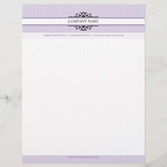 Membrete LETTERHEAD EMPRESARIAL :: divine 6 (Anverso)
