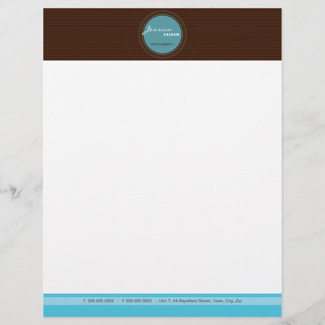 Membrete LETTERHEAD EMPRESARIAL INTELIGENTE :: radiar 4 (Anverso)