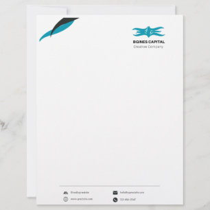 Membrete LETTERHEAD EMPRESARIAL minimalista