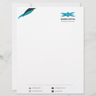 Membrete LETTERHEAD EMPRESARIAL minimalista