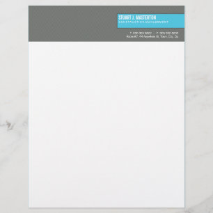 Membrete LETTERHEAD EMPRESARIAL :: simple bloqueado 2