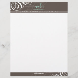 Membrete LETTERHEAD EMPRESARIAL :: Voz de diseñador 4