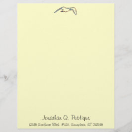 Membrete Letterhead - Gaviota Neon