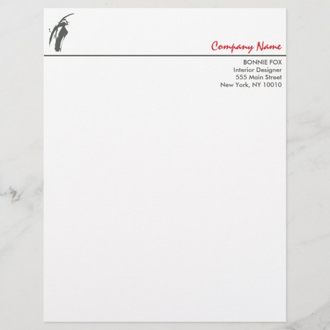 MEMBRETE   LETTERHEAD GRY BRUSHSTROKE (Anverso)