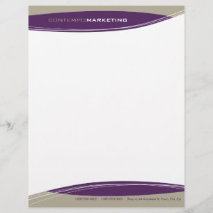 Membrete LETTERHEAD MODERNA :: contempo 5