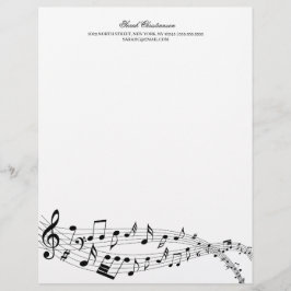 Membrete Letterhead musical