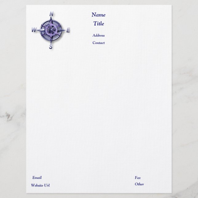 Membrete Letterhead náutica (Anverso)