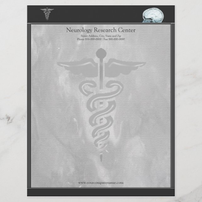 Membrete Letterhead neurólogo (Anverso)