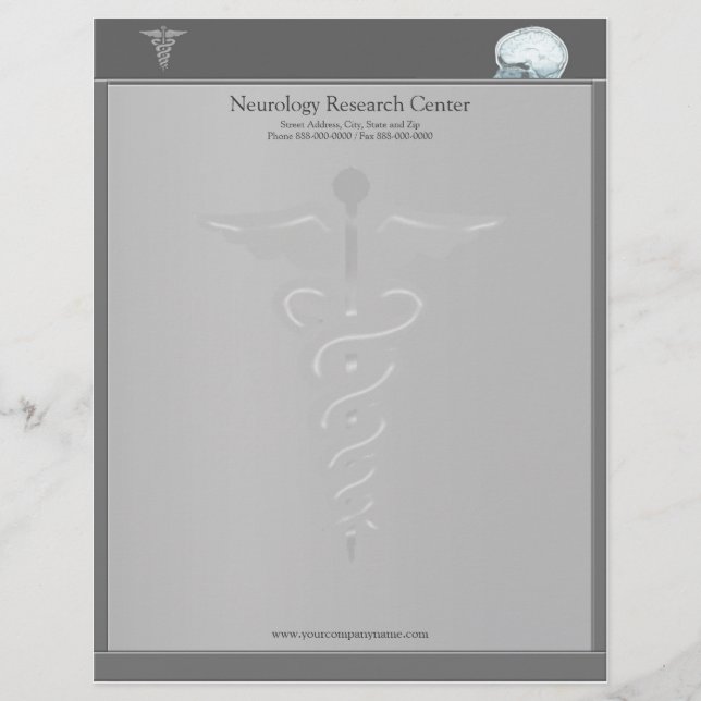 Membrete Letterhead neurólogo (Anverso)
