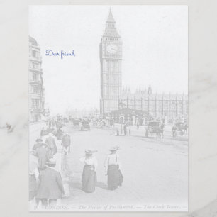 Membrete Letterhead old londres