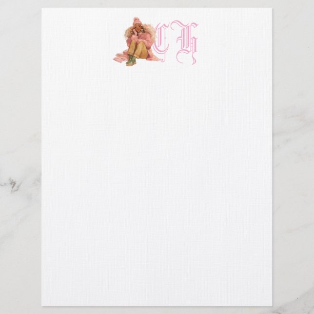 Membrete Letterhead personalizada para los amantes del libr (Anverso)