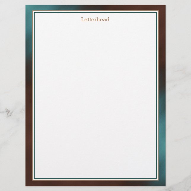 Membrete Letterhead profesional (Anverso)