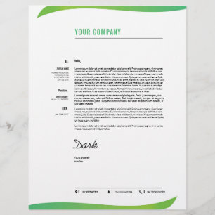 Membrete Letterhead profesional